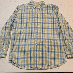 3/$23... Club Room Plaid Button Down - M